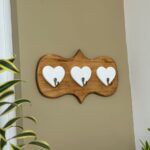 GANCHEIRA PROVENÇAL 3 CORAÇOES BICOLOR