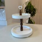 BAILARINA DOIS ANDARES REDONDA BICOLOR