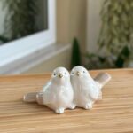 DUPLA PASSARINHO BRANCO PORCELANA CX. C/ 4 SMYP-013