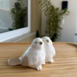 DUPLA PASSARINHO BRANCO PORCELANA CX. C/ 4 SMYP-013 - Imagem 2