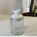 POTICHE OBJ VIDRO PASSARINHO REF 300 ml - Imagem 2