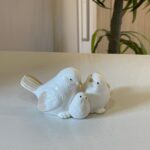 FAMILIA PASSARINHO BRANCO PORCELANA  SMYP 12