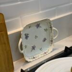 TRAVESSA QUADRADA LAVANDA C/ ALCA 26X20CM - Imagem 2