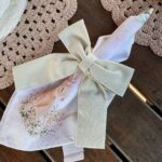 PORTA GUARDANAPO LACO LINHO VERDE - Imagem 2