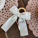 PORTA GUARDANAPO LACO LINHO VERDE