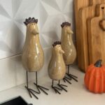 TRIO DE GALINHAS MARROM