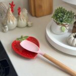 MORANGO DECORATIVO PAREDE (VERMELHO) 16cm - Imagem 2