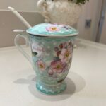 CANECA INFUSORA FLORES C/ CAIXA 300 ML