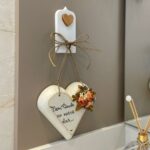 Coracao bem vindo ao nosso lar ( Variação de cores nas flores )