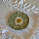 PRATO DECORATIVO FLOR (VERDE) 24X24cm - Imagem 2