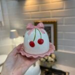 MANTEIGUEIRA CEREJA (ROSA BRANCO) 11X13,8cm - Imagem 2