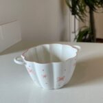 BOWL DE CERAMICA BRANCO LACINHOS 16.5X12.5X7CM - Imagem 2