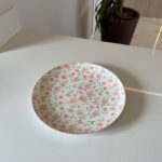 PRATO DE CERAMICA 26 CM - FLORAL