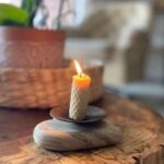 PORTA VELAS CORAÇÃO 10 CM