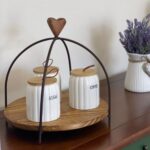 BANDEJA COM SUPORTE CORAÇÃO  33X35CM - Imagem 2